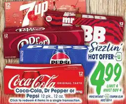 Jewel-Osco Coca-Cola, Dr Pepper or Pepsi offer