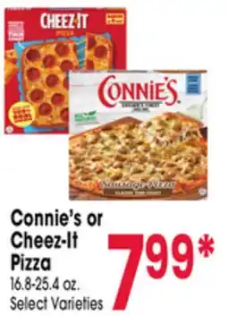 Jewel-Osco Connie's or Cheez-It Pizza offer