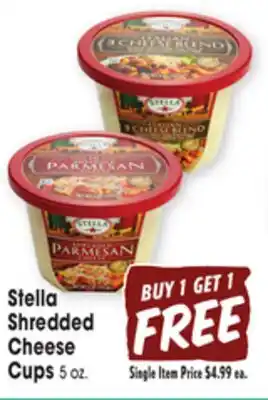 Jewel-Osco Stella Shredded Cheese Cups offer