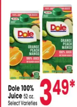 Jewel-Osco Dole 100% Juice offer