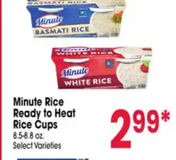 Jewel-Osco Minute Rice Ready to Heat Rice Cups offer