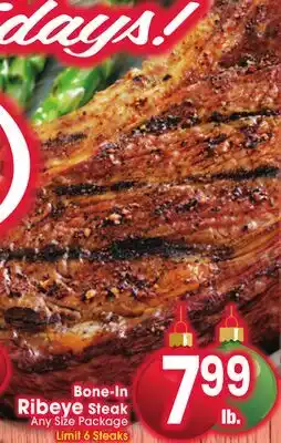 Jewel-Osco Bone-In Ribeye Steak offer