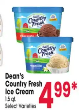 Jewel-Osco Dean's Country Fresh Ice Cream offer