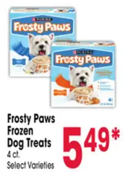 Jewel-Osco Frosty Paws Frozen Dog Treats offer
