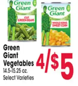 Jewel-Osco Green Giant Vegetables offer