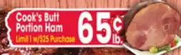 Jewel-Osco Cook's Butt Portion Ham offer
