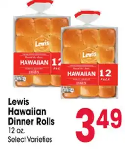 Jewel-Osco Lewis Hawaiian Dinner Rolls offer