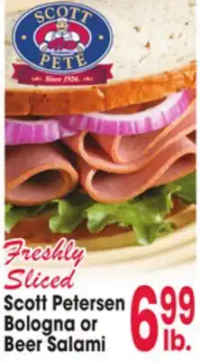 Jewel-Osco Scott Petersen Bologna or Beer Salami offer