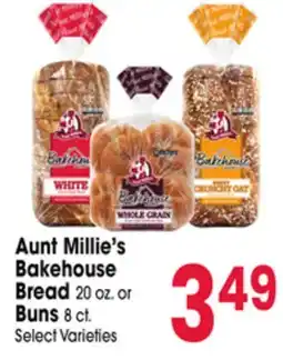Jewel-Osco Aunt Millie's Bakehouse Bread 20 oz. or Buns 8 ct offer