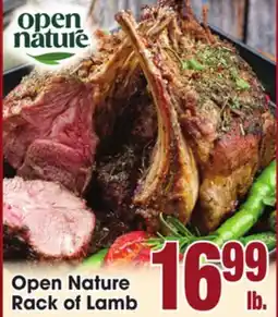 Jewel-Osco Open Nature Rack of Lamb offer