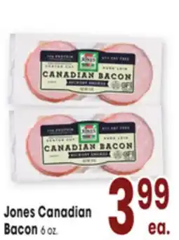 Jewel-Osco Jones Canadian Bacon offer