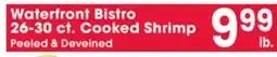 Jewel-Osco Waterfront Bistro 26-30 ct. Cooked Shrimp offer
