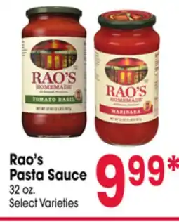 Jewel-Osco Rao's Pasta Sauce offer
