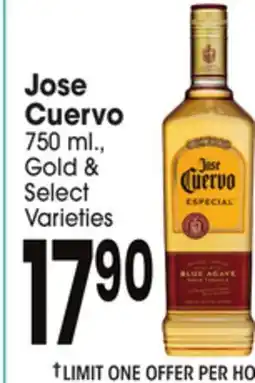 Jewel-Osco Jose Cuervo offer