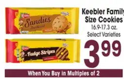 Jewel-Osco Keebler Family Size Cookies offer