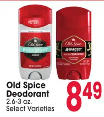 Jewel-Osco Old Spice Deodorant offer
