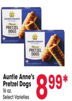 Jewel-Osco Auntie Anne's Pretzel Dogs offer