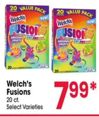 Jewel-Osco Welch's Fusions offer