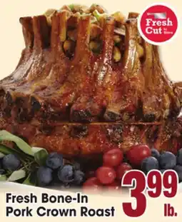 Jewel-Osco Bone In Pork Crown Roast offer