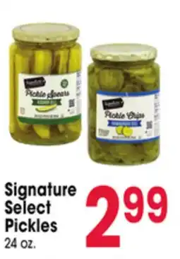 Jewel-Osco Signature Select Pickles offer