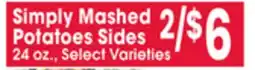 Jewel-Osco Simply Mashed Potatoes Sides offer
