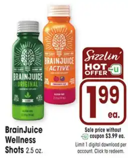 Jewel-Osco BrainJuice Wellness Shots Shots offer