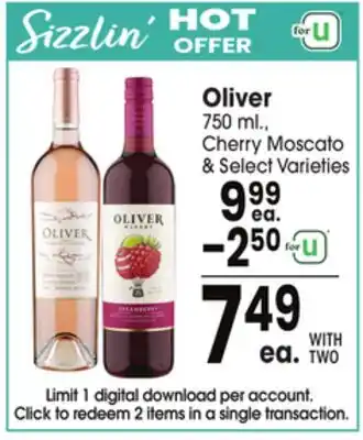 Jewel-Osco Oliver offer