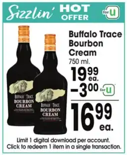 Jewel-Osco Buffalo Trace Bourbon Cream offer