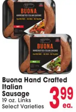 Jewel-Osco Buona Hand Crafted Italian Sausage offer