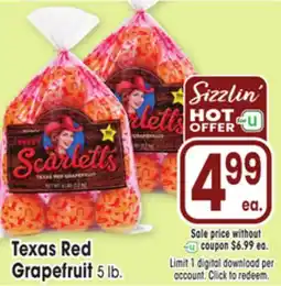Jewel-Osco Texas Red Grapefruit offer