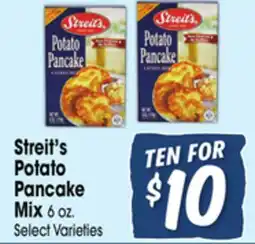 Jewel-Osco Streit's Potato Pancake Mix offer