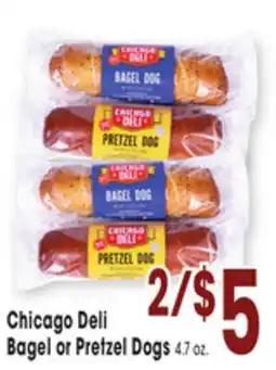 Jewel-Osco Chicago Deli Bagel or Pretzel Dogs offer
