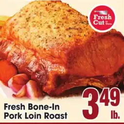 Jewel-Osco Fresh Bone-In Pork Loin Roast offer