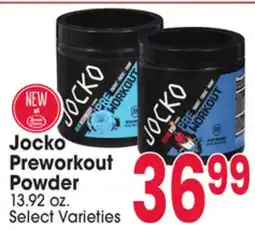 Jewel-Osco Jocko Preworkout Powder offer