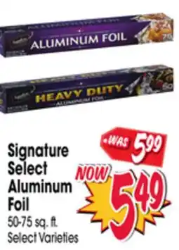 Jewel-Osco Signature Select Aluminum Foil offer