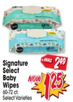 Jewel-Osco Signature Select Baby Wipes offer