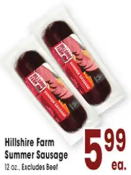 Jewel-Osco Hillshire Farm Summer Sausage offer
