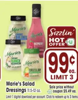 Jewel-Osco Marie's Salad Dressings offer