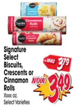Jewel-Osco Signature Select Biscuits, Crescents or Cinnamon Rolls offer