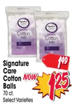 Jewel-Osco Signature Care Cotton Balls offer