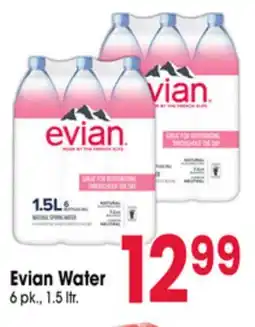 Jewel-Osco Evian Water offer