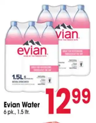 Jewel-Osco Evian Water offer