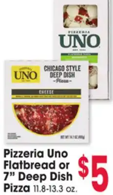 Jewel-Osco Pizzeria Uno Flatbread or 7 Deep Dish Pizza offer