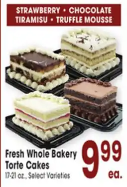 Jewel-Osco Fresh Whole Bakery Torte Cakes offer
