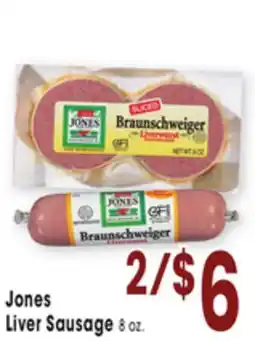 Jewel-Osco Jones Liver Sausage offer
