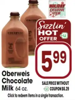 Jewel-Osco Oberweis Chocolate Milk offer