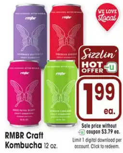 Jewel-Osco RMBR Craft Kombucha offer