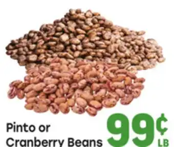 Tony’s Fresh Market Pinto or Cranberry Beans offer