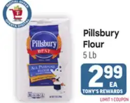 Tony’s Fresh Market Pillsbury Flour offer