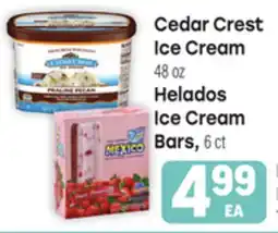 Tony’s Fresh Market Cedar Crest Ice Cream 48oz Helados Ice Cream Bars, 6ct offer